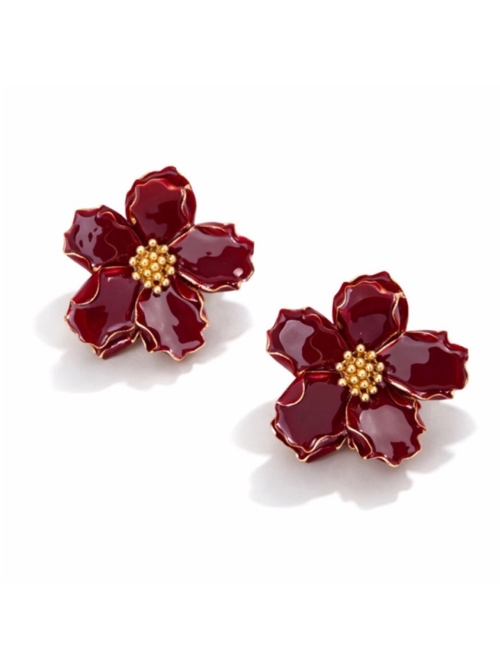 New! Costa Wine Flower Post Earrings (2017) NWOT